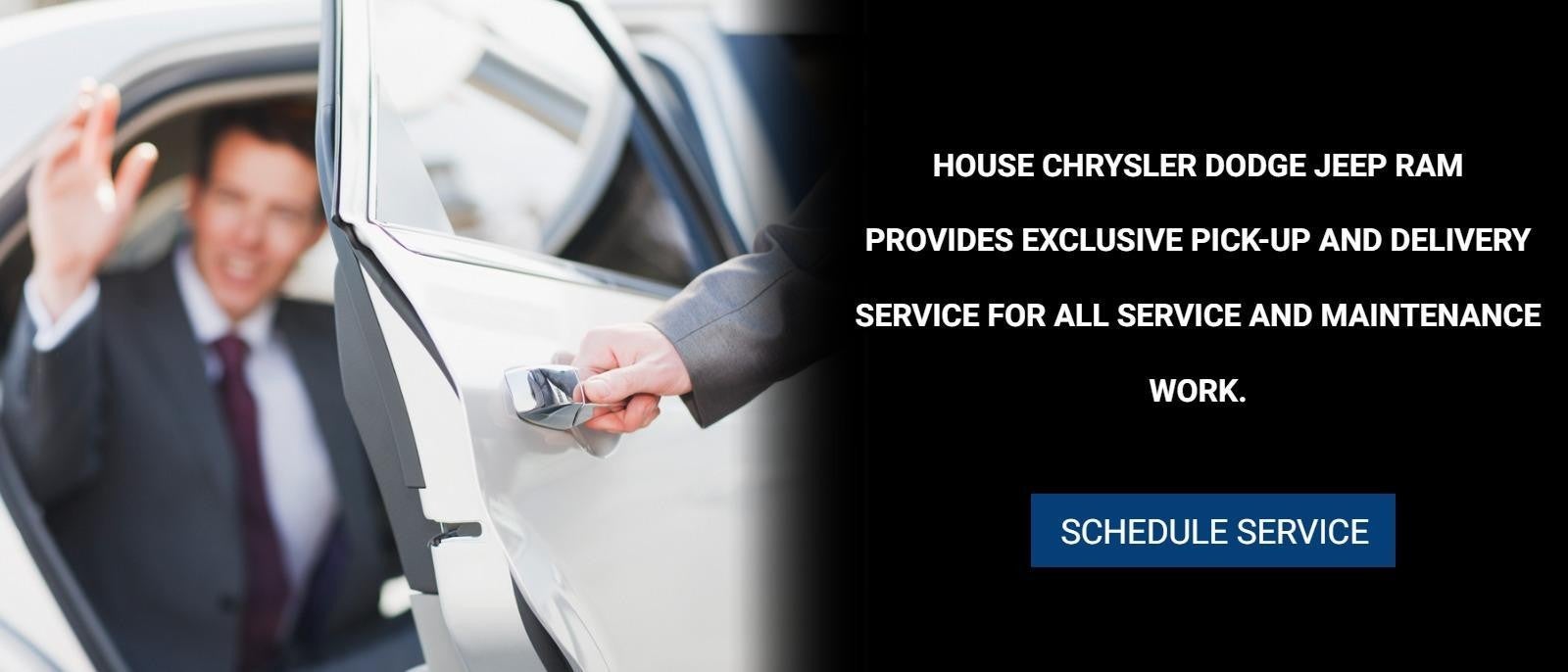 Pick-up and Delivery at House Chrysler Dodge Jeep Ram in Red Wing MN