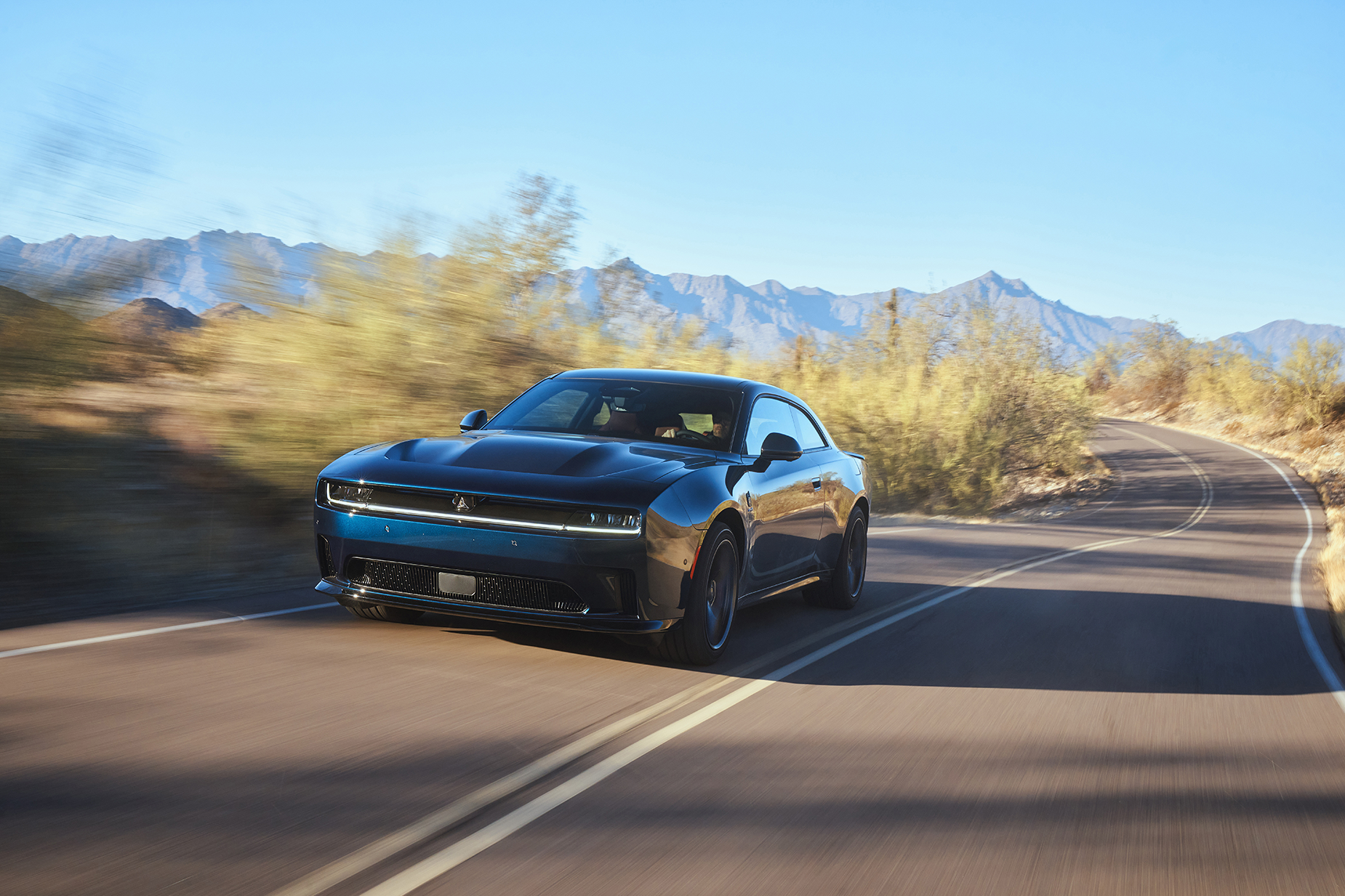 2025 Dodge Charger blue sports car
