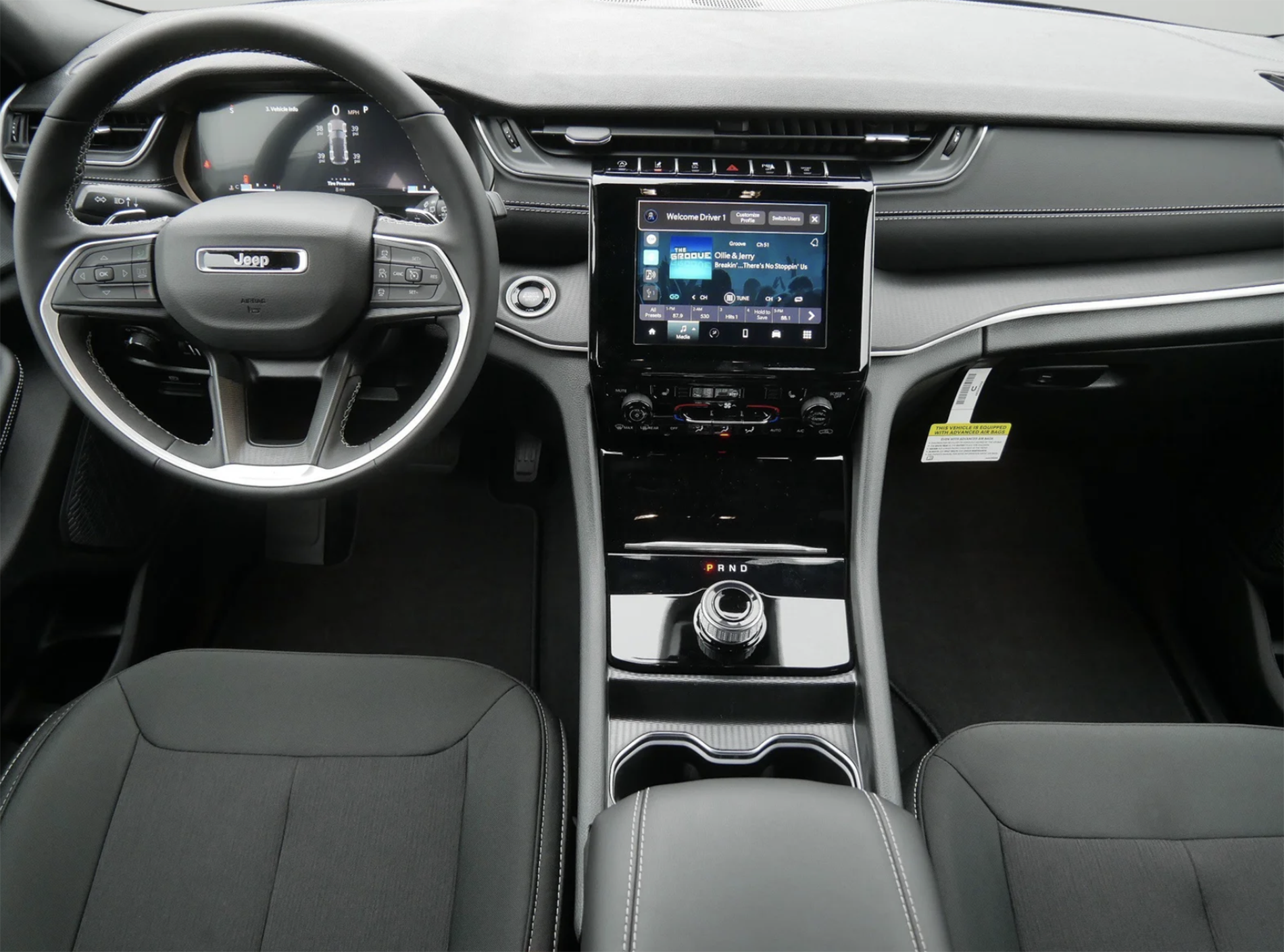 2026 Jeep Grand Cherokee interior front view 1